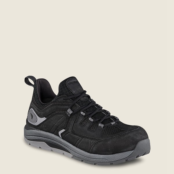 Red Wing Mens Work Shoes - Cooltech™ Athletics - Safety Toe - Black/Grey - WXV482071